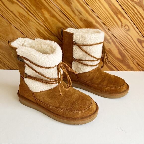 Koolaburra by UGG Michon Bootie Chestnut Tan - Picture 1 of 9